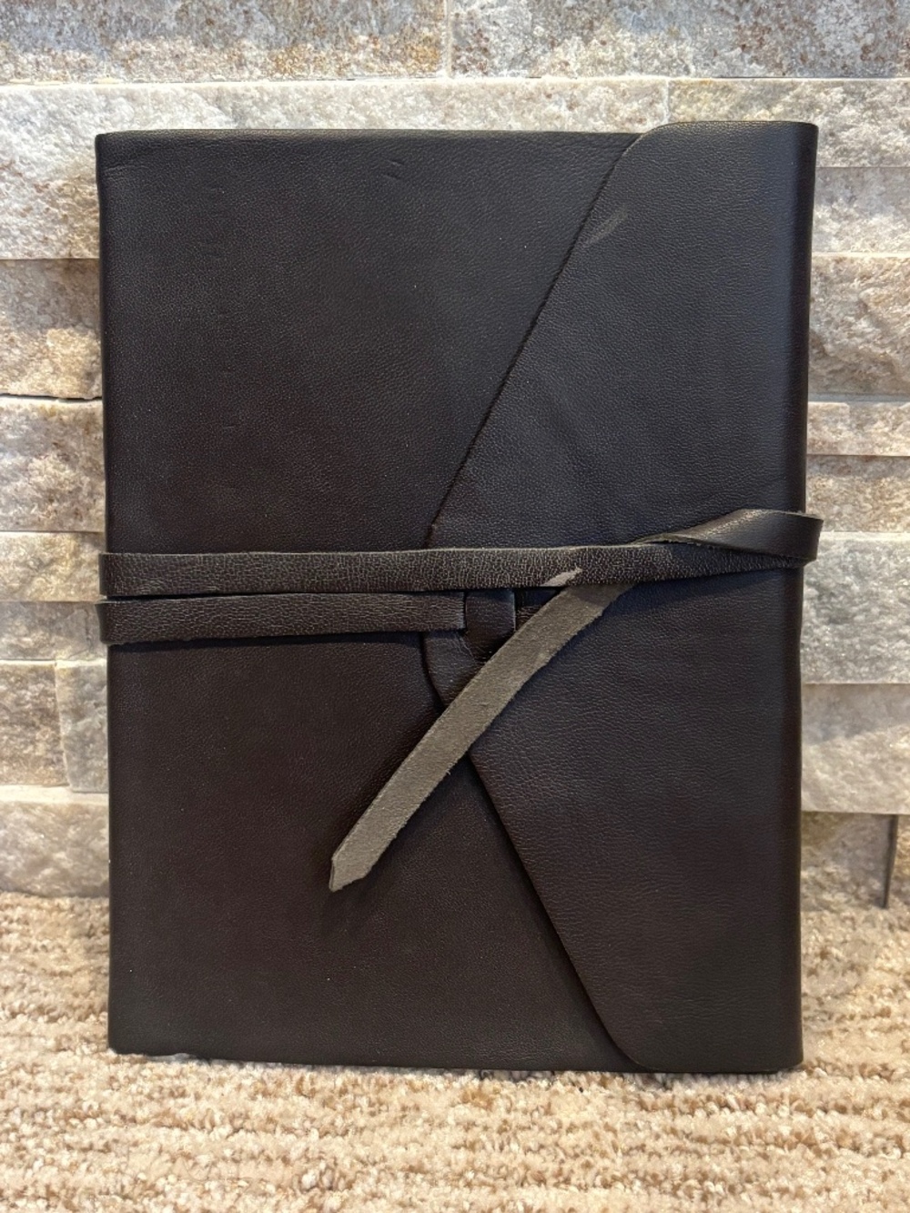Indigo Vintage Style Leather Journal